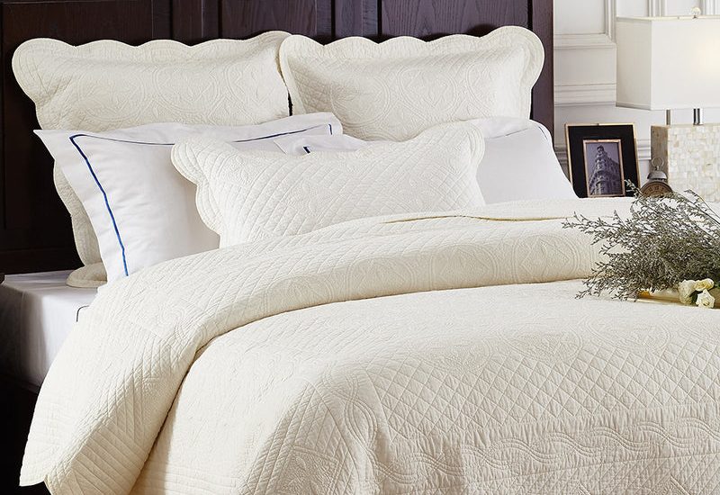 ivory coverlet